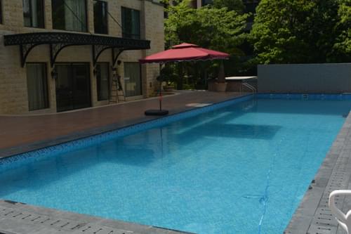 珠海萬威森林園私家別墅拆裝式游泳池工程 珠海萬威森林園私家別墅拆裝式游泳池工程