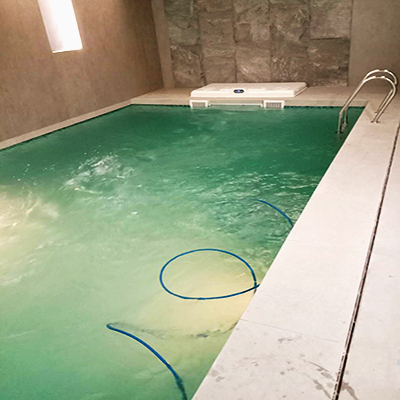 河北唐山私人會(huì)所層流推進(jìn)器恒溫泳池工程